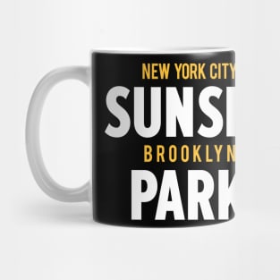 Sunset Park NYC - Urban Vibes Emblem for Trendsetters - Brooklyn Style Mug